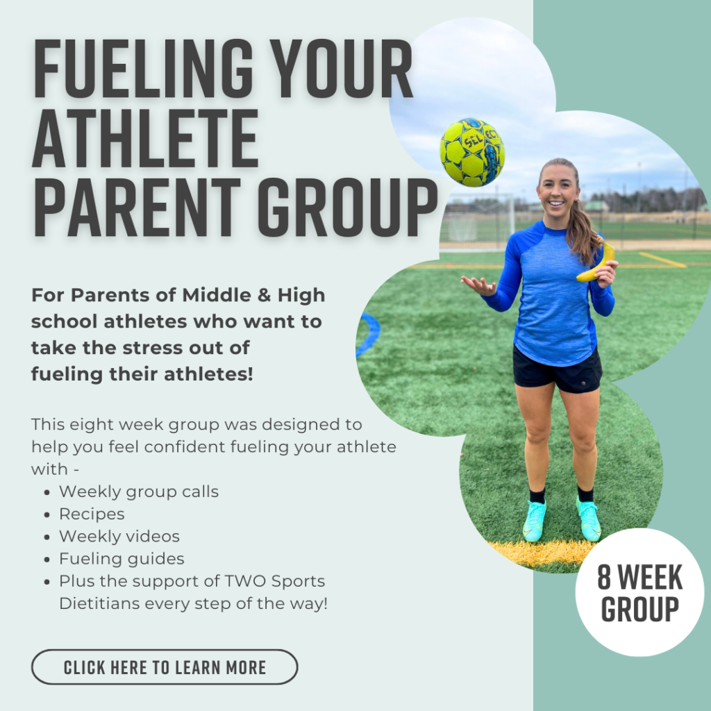 Fueling your athlete. Parent group for fueling high school athletes