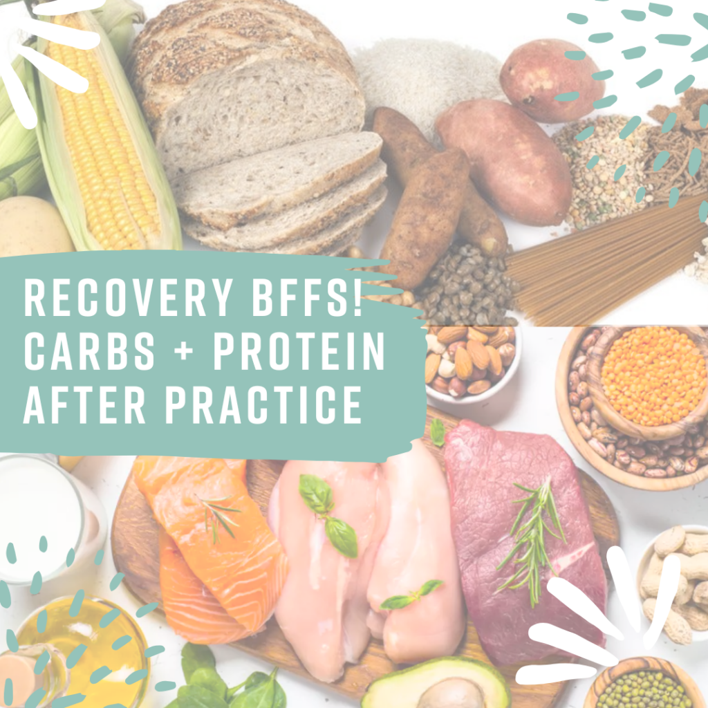 Recovery snacks for athletes carbohydrates and proteins