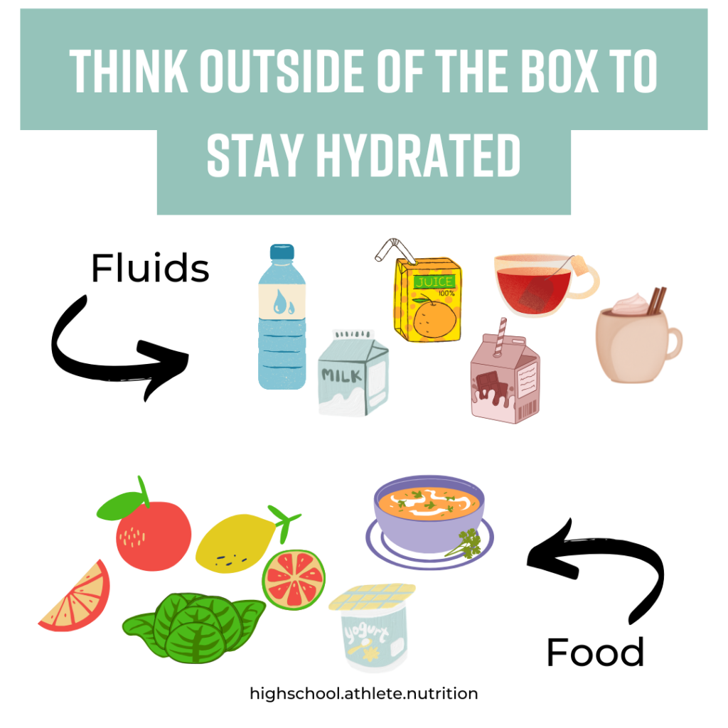 Winter hydration for high school athletes