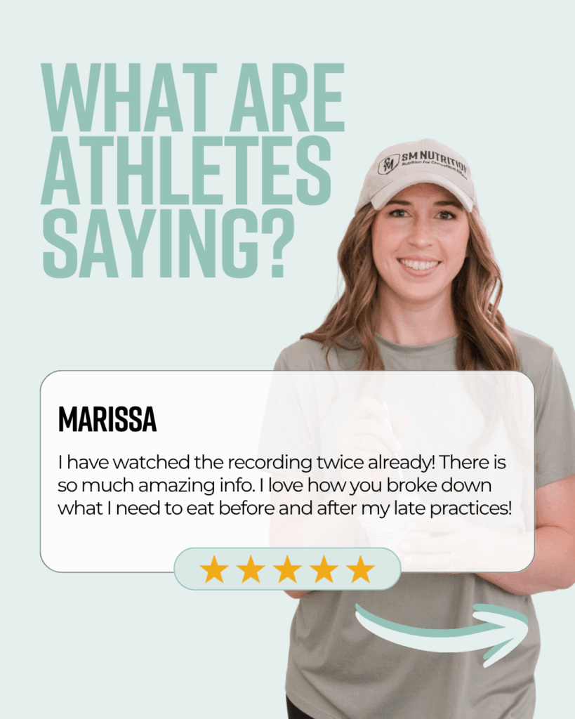 female athlete nutrition